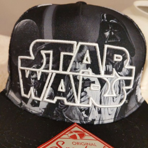 STAR WARS Character Embroidered Hat Snapback Lucasfilm LTD RN#115665 - Picture 8 of 13